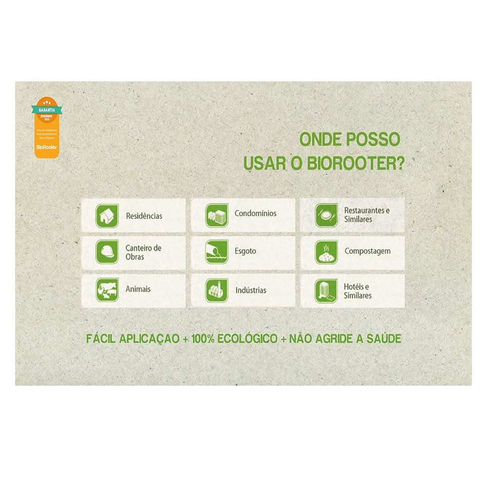 Biorooter 1kg - Limpa Caixa Gordura e Fossa - Sanear Brasil - Loja oficial | Produtos para tratamento de Água e esgoto