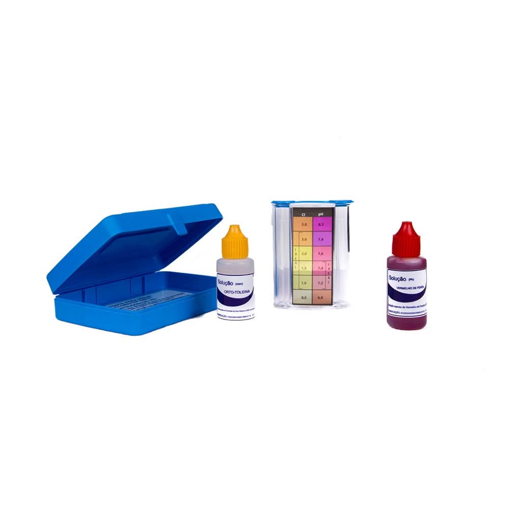 Kit Completo Análise de Cloro e PH - Sanear Brasil - Sanear Brasil - Loja oficial | Produtos para tratamento de Água e esgoto
