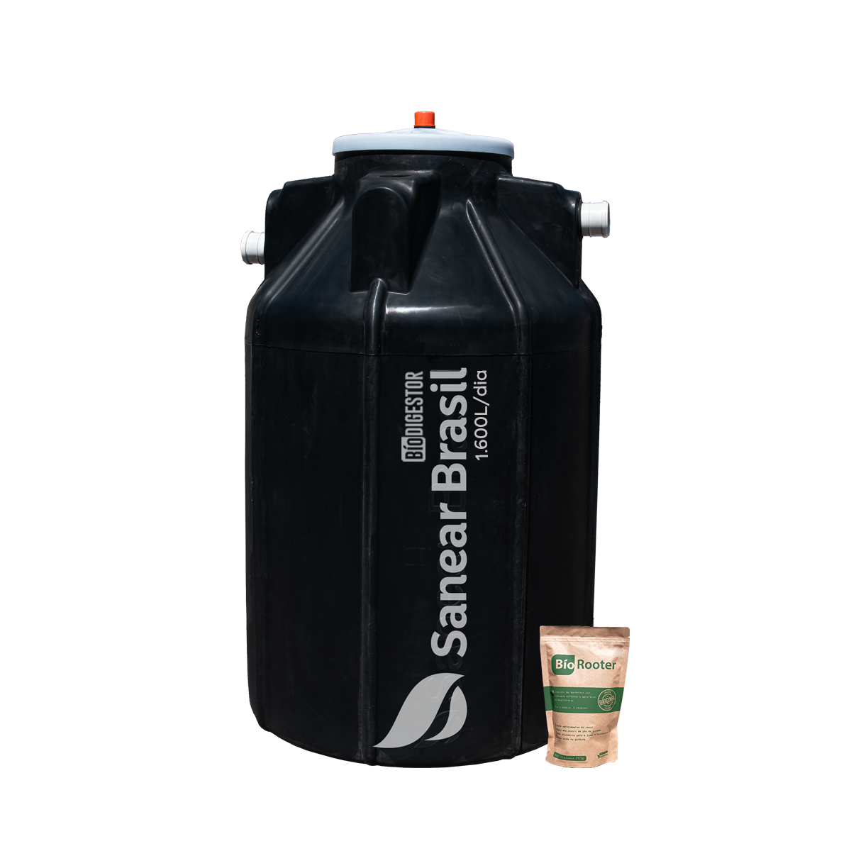 Biodigestor (3 em 1) 1.600L - Sanear Brasil - Sanear Brasil - Loja oficial | Produtos para tratamento de Água e esgoto