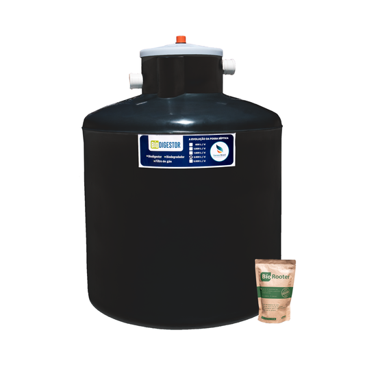 Biodigestor 2500L Sanear Brasil: Alta Performance para Grande Demanda
