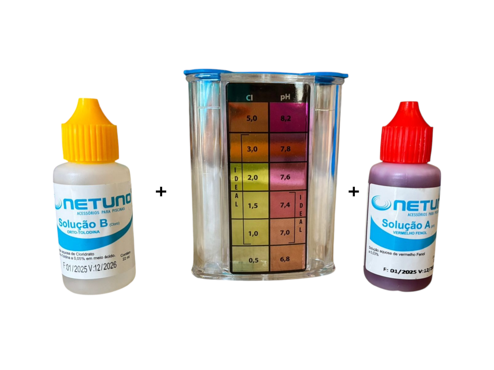 Kit Completo Análise de Cloro e PH - Sanear Brasil - Sanear Brasil - Loja oficial | Produtos para tratamento de Água e esgoto