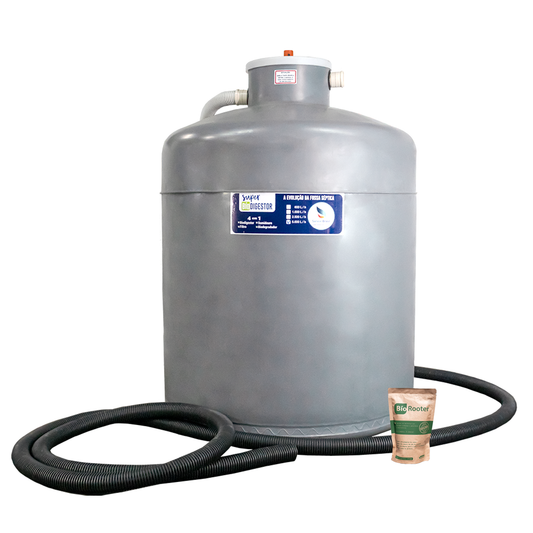 Super Biodigestor (4 em 1) 5.000L - Sanear Brasil - Sanear Brasil - Loja oficial | Produtos para tratamento de Água e esgoto
