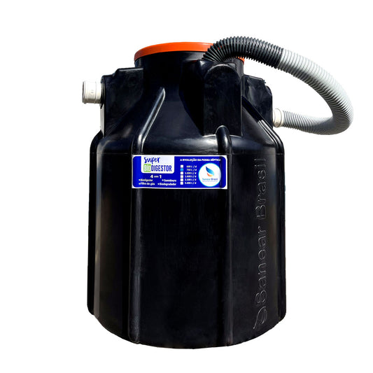 Kit Super Biodigestor 750L/dia + Leito de secagem 310L e Caixa de Gordura 20L - Sanear Brasil - Loja oficial | Produtos para tratamento de Água e esgoto