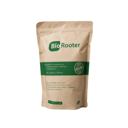 Biorooter 1kg - Limpa Caixa Gordura e Fossa