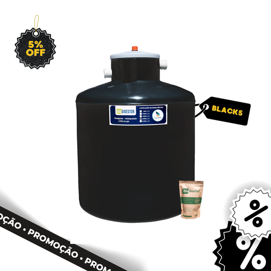Biodigestor 2.500l - Sanear Brasil - Sanear Brasil - Loja oficial | Produtos para tratamento de Água e esgoto