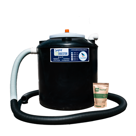 Super Biodigestor 600L - Sanear Brasil - Loja oficial | Produtos para tratamento de Água e esgoto
