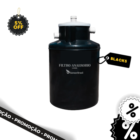 Filtro Anaeróbio 1.000 Litros - Sanear Brasil - Sanear Brasil - Loja oficial | Produtos para tratamento de Água e esgoto