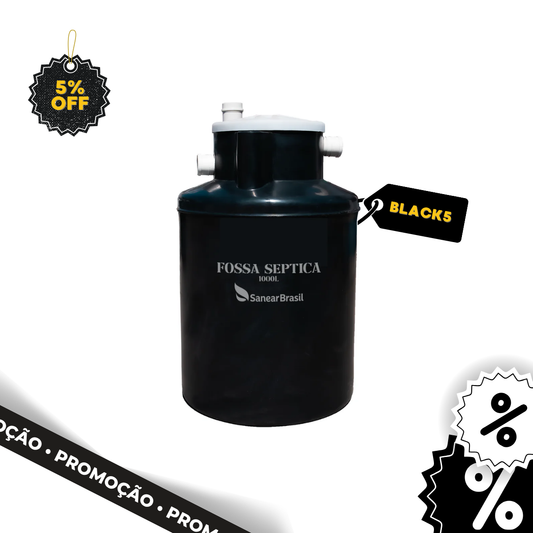 Fossa Séptica 1.000 Litros - Sanear Brasil - Sanear Brasil - Loja oficial | Produtos para tratamento de Água e esgoto