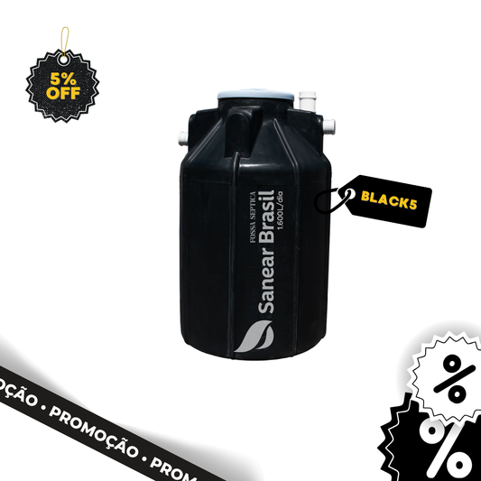 Fossa Septica 1.600 Litros - Sanear Brasil - Sanear Brasil - Loja oficial | Produtos para tratamento de Água e esgoto