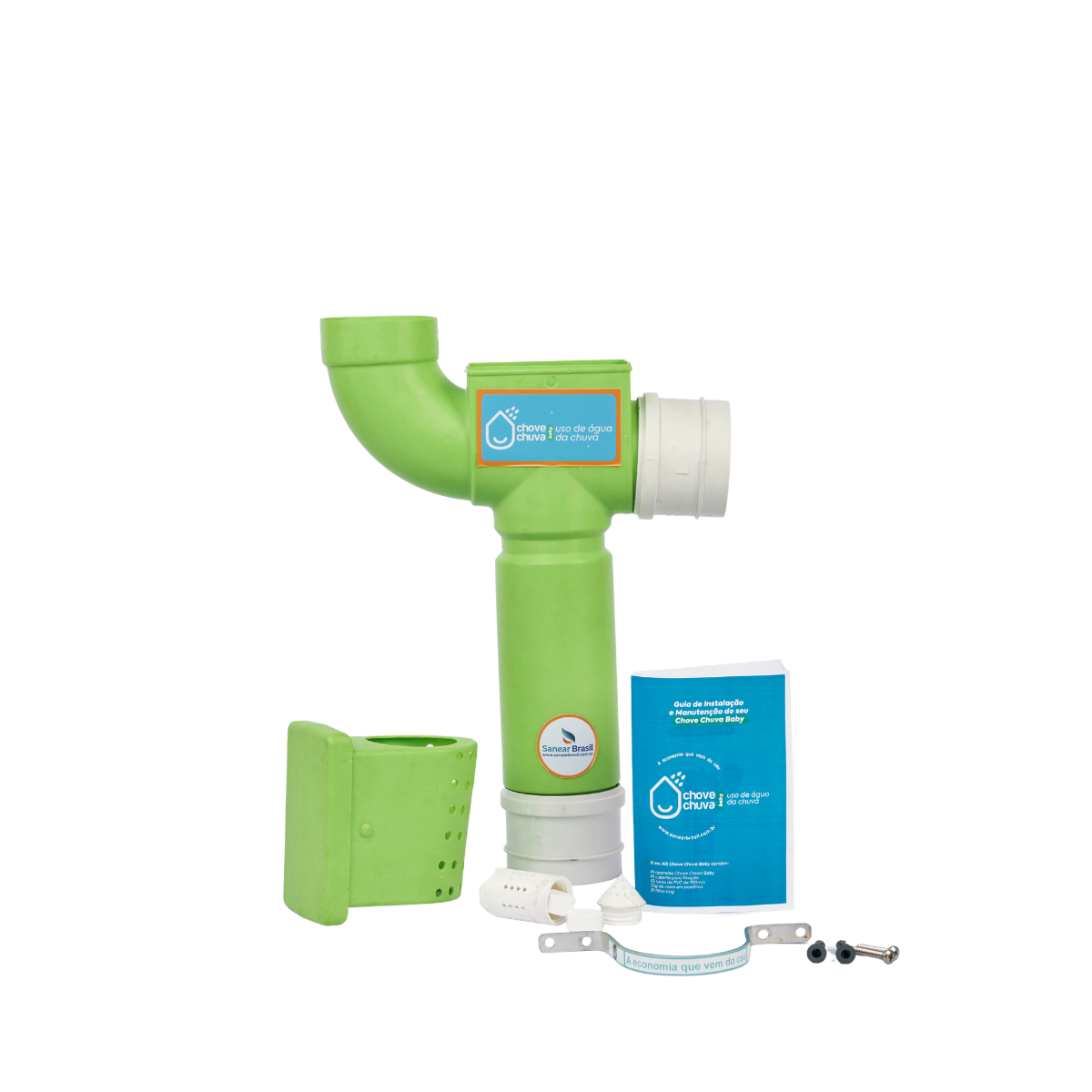 KIT Chove chuva baby Verde sanear brasil 