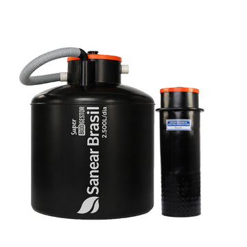 Super Biodigestor 2500L/dia + Leito