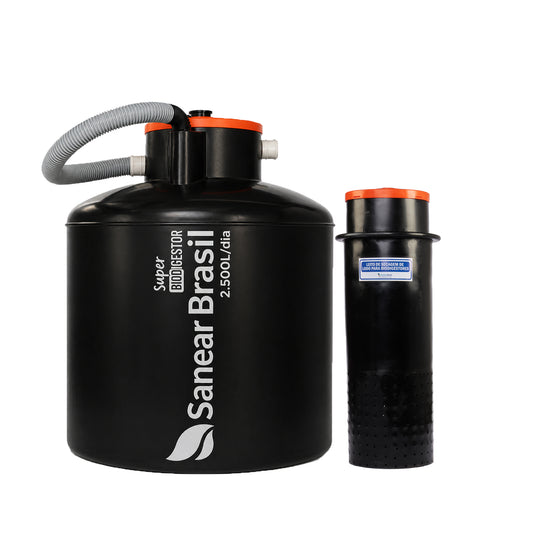 Super Biodigestor 2500L/dia + Leito