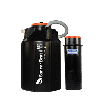 Kit Fossa Super Biodigestor 1600L/dia e Leito de Secagem