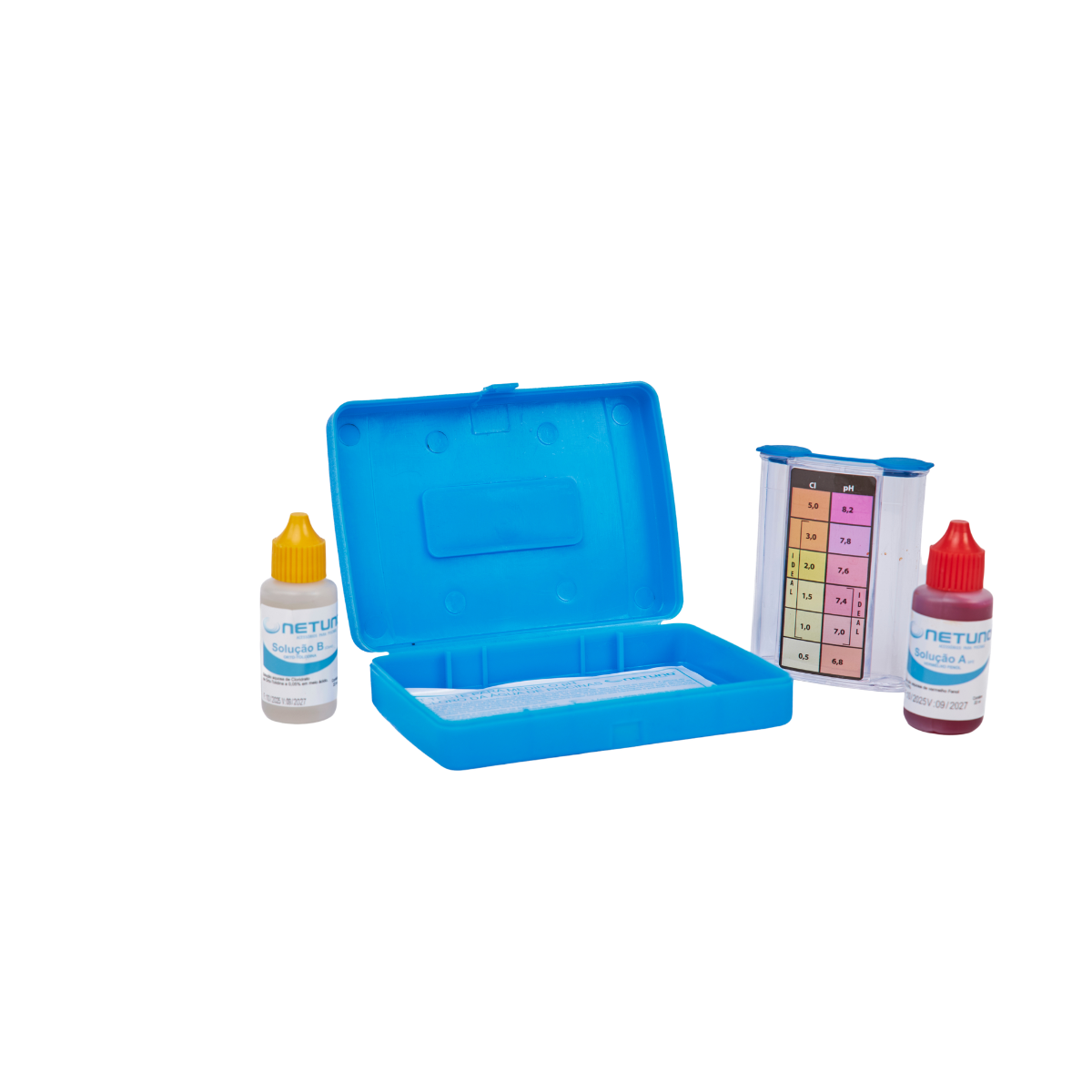 kit analise de cloro sanear brasil 