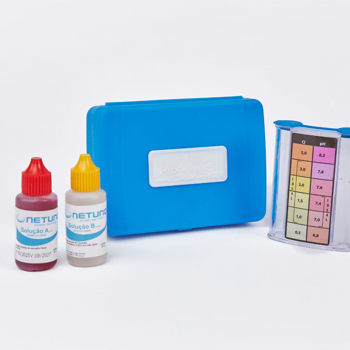 kit analise cloro sanear brasil