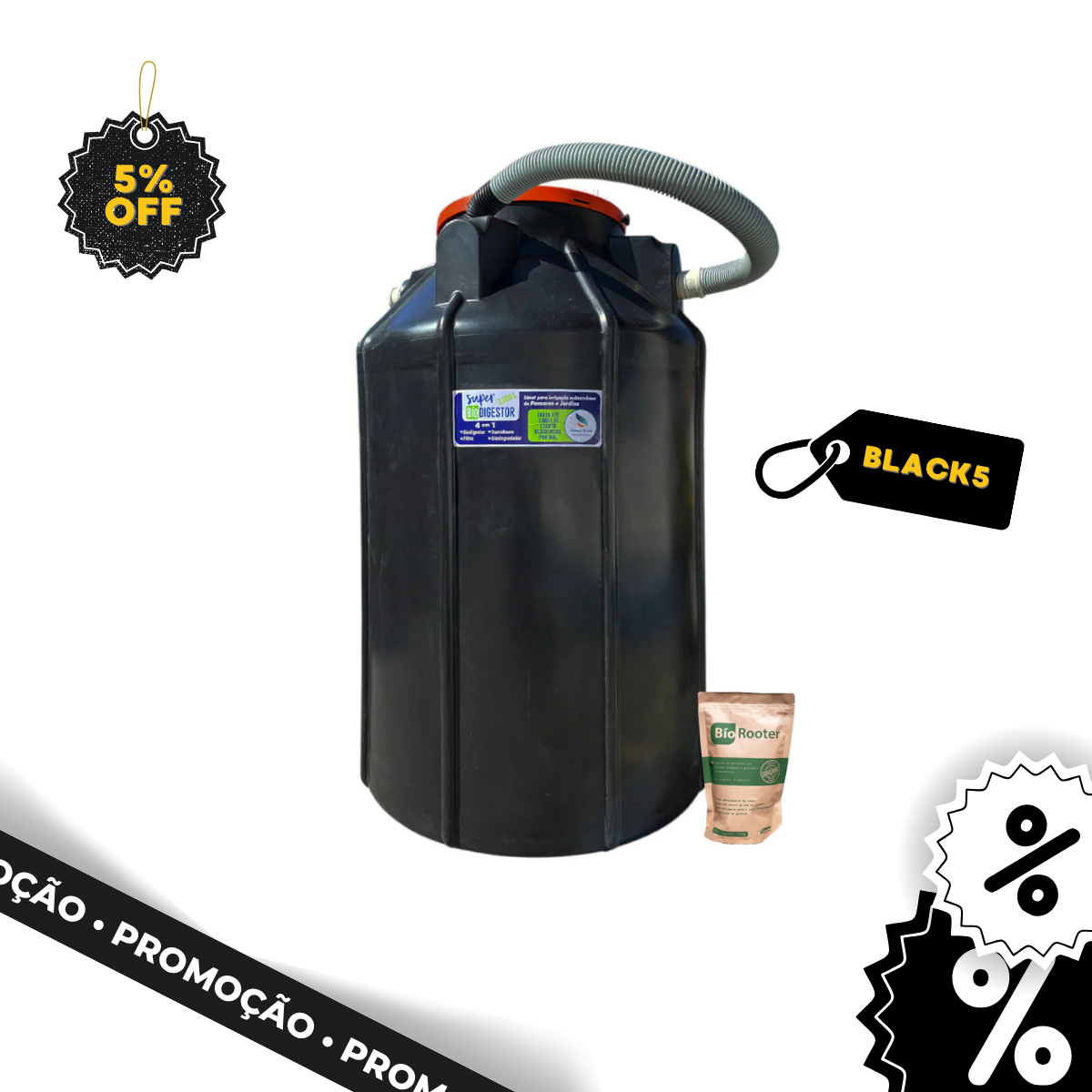 SuperBiodigestor 3000L Sanear Brasil
