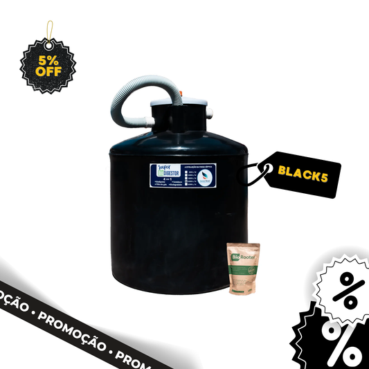 Super Biodigestor (4 em 1) 2.500L - Sanear Brasil - Sanear Brasil - Loja oficial | Produtos para tratamento de Água e esgoto