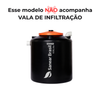 Biodigestor de 600 litros vendido sem vala de filtração, necessária para finalização do tratamento