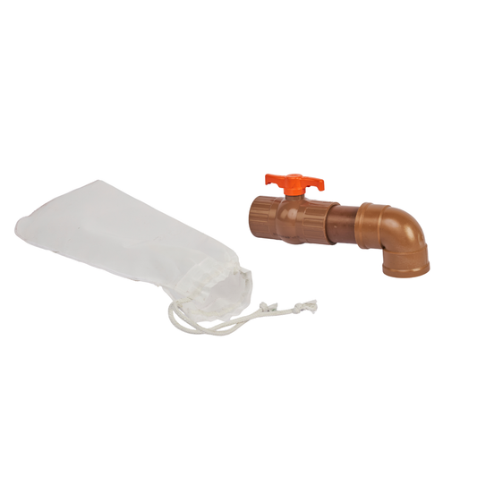Kit para Leito de Secagem Sanear Brasil com Filtro Bag e Válvula