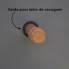 Saída para leito de secagem do biodigestor tradicional 5000L Sanear Brasil.